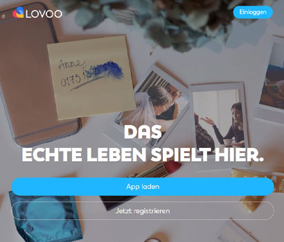 Lovoo Webseite