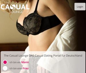 The Casual Lounge Webseite